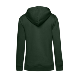 Flessengroen ONDERWIJSASSISTENT. Dames Hoodie krijt