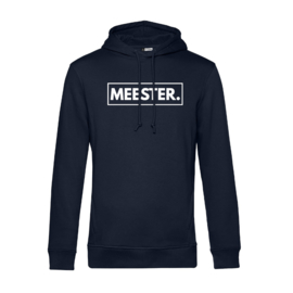 Donkerblauw MEESTER. Hoodie Klas