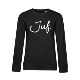 Zwart JUF. Sweater Krijt