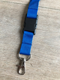 Blauw JUF. Keycord Krijt