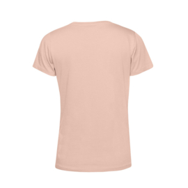 Pastel roze JUF. Shirt Ronde hals Klas