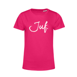 Fuchsia JUF. Shirt Ronde hals Krijt