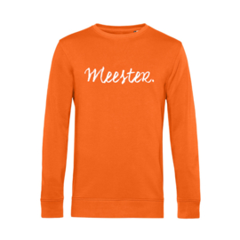 Oranje MEESTER. Sweater Krijt