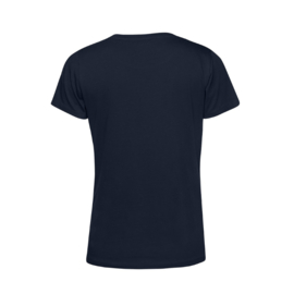 Donkerblauw MEVROUW. Shirt Ronde hals