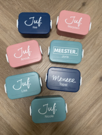 PERSONALISATIE: Lunchbox met naam