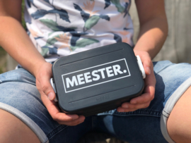 Zwart MEESTER. Lunchbox Klas