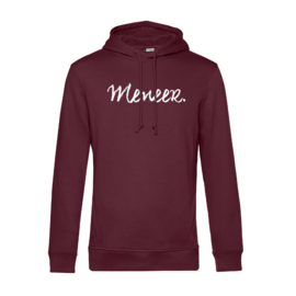 Bordeaux MENEER. Hoodie Krijt