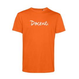 Oranje DOCENT. Heren Shirt Krijt