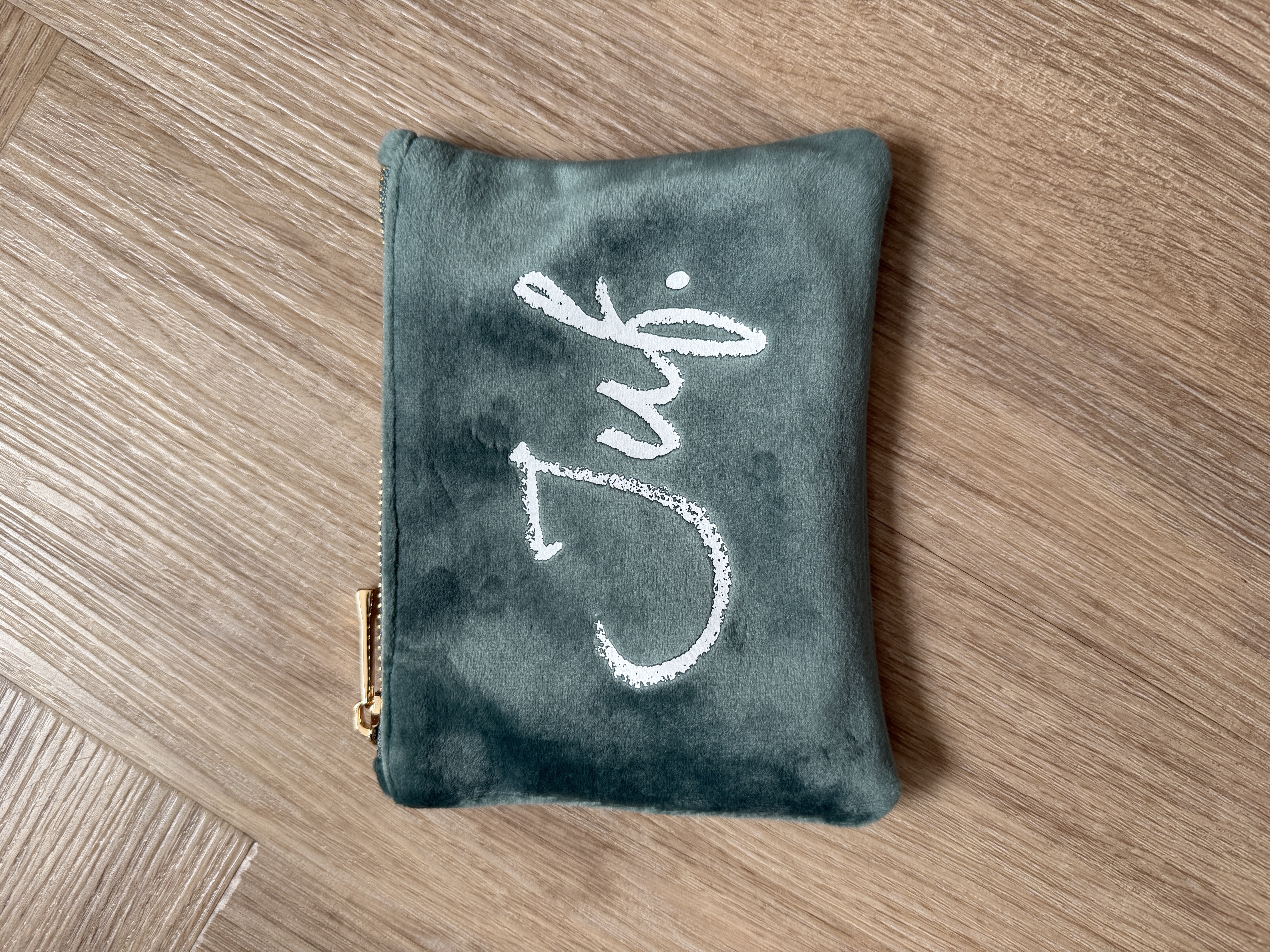 Mintgroen JUF. Velvet Etui Krijt Klein