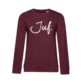 Bordeaux JUF. Sweater Krijt