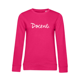 Fuchsia DOCENT. Dames Sweater Krijt