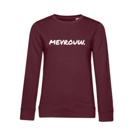 Bordeaux MEVROUW. Sweater