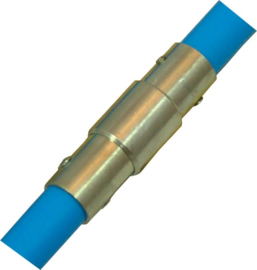 Flexibele veegstok met schroefdraad extra professioneel (blauw)