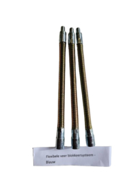 Schoorsteenveegset 12 meter, nylonborstel, blokkeersysteem – Blauw