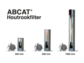 ABCAT® houtrookfilter Ø150 Lengte 1000mm