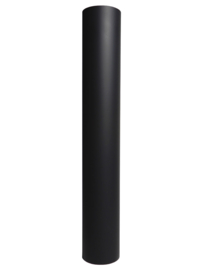 2mm 120 mm dikwandig mof-mof 100cm (Vrouw-vrouw) - zwart