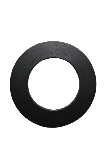 Ø 150 mm kachelpijp rozet - zwart
