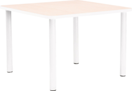 Vierkante Quint-tafel 65 x 65 cm 40-58cm wit
