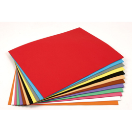 Tekenpapier 80 grams 500vel 21x29,7cm 10 kleuren - Assorti