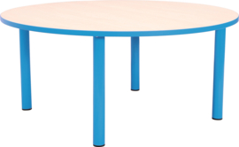 Ronde Quint-tafel 90 cm  40-58cm lichtblauw
