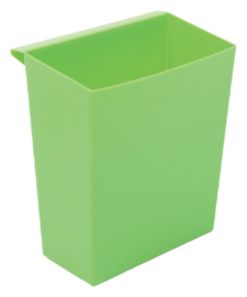 Inzetbak voor vierkante tapse papierbak groen