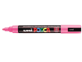 Verfstift Posca medium punt 1.8 - 2.5 mm. roze