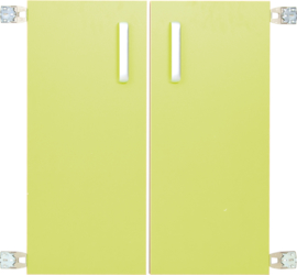 Deuren voor M kast, lime