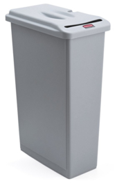 Afvalcontainer Slim Jim vertrouwelijk grijs 87liter