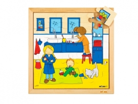 Puzzel tanden poetsen 25 dlg. 34x34 cm