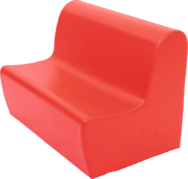 Medium zitbank 75cm zithoogte 26 cm - Rood