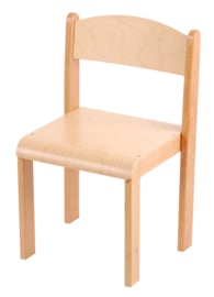 Stapelbare stoel Elise, plastic doppen, maat 1-4
