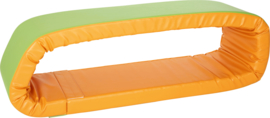 Foam kruip matras 50x350x8cm  -  Oranje/groen