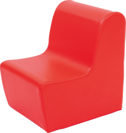 Hoge zitbank 45cm zithoogte 34cm - Rood