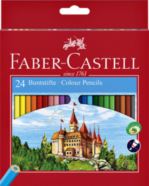 Kleurpotloden Faber Castell set à 24 stuks assorti