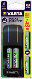 Batterij oplader Varta pocket incl. 4x2100MAH + 2x800MAH