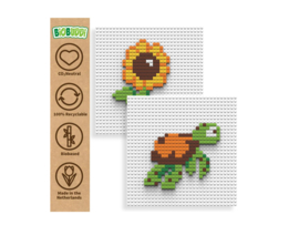 BiOBUDDi Pixel & create Bloem en Schildpad BB-2014 402 dlg.