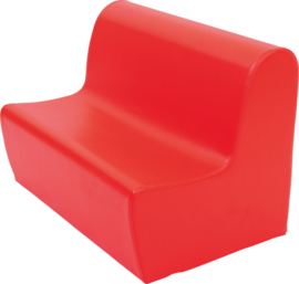 Hoge zitbank 85cm zithoogte 34 cm - Rood