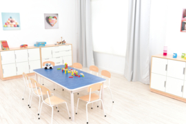 Stil tafelblad Plus, rechthoekig, 60 x 120 cm - blauw