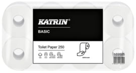 128rollen Toiletpapier Katrin 169505 Basic 2laags