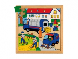 Puzzel afval 49 dlg. 34x34 cm