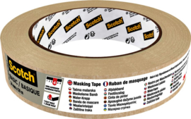 Afplaktape Scotch Basic 24mmx50m beige