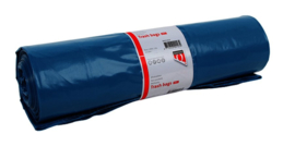 Afvalzak Quantore LDPE T50 240L blauw extra stevig 10 stuks
