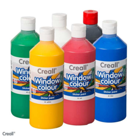 Creall window colour 6 x 500 ml. assorti