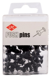 40x Push pins LPC zwart