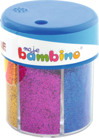 Glitter 80 gram - set van 6 kleuren