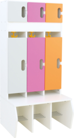 Kameleon garderobe 3 - set 3, wit