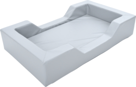 Foam bed met uitsparingen 128x75x25cm  - Grijs