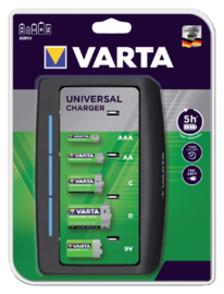 Batterij oplader Varta Universeel exclusief batterijen