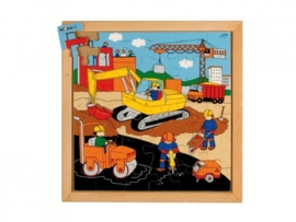 Puzzel wegwerkzaamheden 36 dlg. 34x34 cm