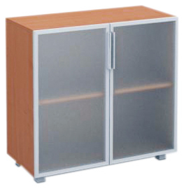 Bien vitrine kast hoog 76 cm.